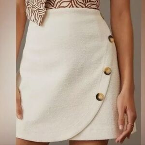 Anthropologie - Maeve knit wrap skirt - GREEN